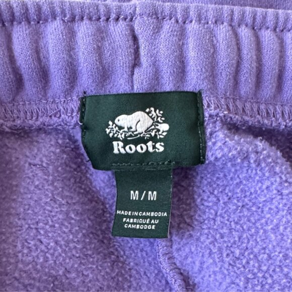 Roots Retro Sweatpants Unisex M Purple - Picture 3 of 4